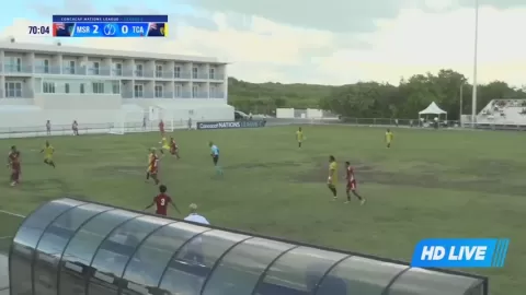Poster siaran Montserrat VS Turks and Caicos Islands