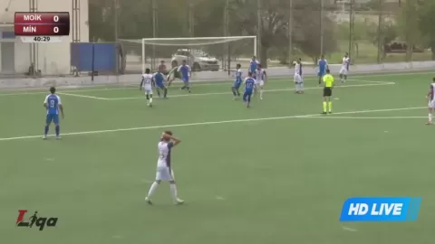 Poster siaran FK MOIK Baku VS Mingachevir