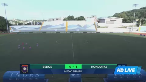 Poster siaran Belize U16 VS Honduras U16