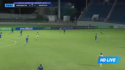Poster siaran Portmore United VS Violette AC