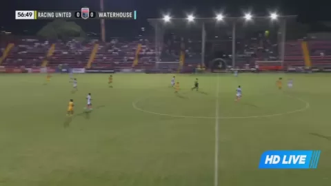 Poster siaran Racing United VS Waterhouse FC