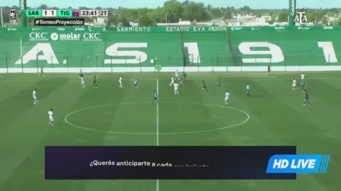 Poster siaran Sarmiento Junin Reserves VS Tigre Reserves