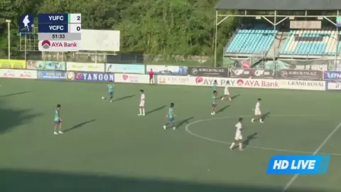 Poster siaran Yangon United FC U20 VS Yangon City U20